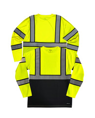 Buffalo Outdoors® Class 2 Hi-Vis Long Sleeve Safety T-Shirt