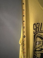 Satoshi Nakamoto Bella Canvas Yellow Tank Top Size L Large Bitcoin Stack Stats