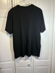 Jordan Shirt Men XL Black Embroidered Wordmark Jumpman Logo Nike Air Tee 91
