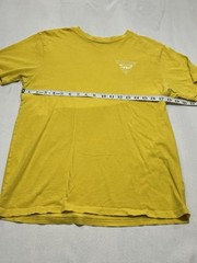 Vans Yellow T-Shirt with Logo On Back& Front Left Chest -Medium