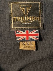 Triumph Motorcycles Burnham Arch Logo Graphic T-Shirt – Jet Black