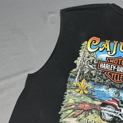 Harley Davidson 09′ Sleeveless Louisiana Work Sucks-Lets Ride Men’s XL Blk -5743