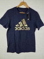 Adidas Dark Blue Men’s Liquid Foil Badge Amplifier T-Shirt