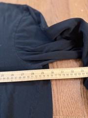 Polo Ralph Lauren Shirt Mens 3XB Black Long Sleeve Crewneck Tagless Red Pony Tee