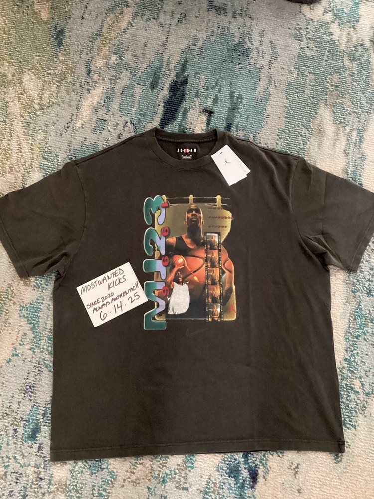 NWT Nike Air Jordan 1996 MJ23 Graphic Off Noir T-Shirt Men’s Sz XXL FREE SHIP