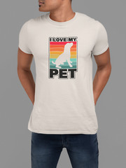 100% cotton I Love My Pets T-shirt, choose your color and size FC025