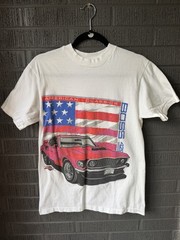 Vintage 1990 Ford Mustang Boss 429 Graphic Tee Men’s Medium Single Stitch USA M