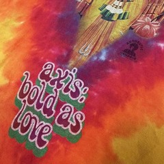 Mixed Tie-Dye Shirt Lot Of 4 100% Cotton 3 Long Sleeve Spiral Jimi Hendrix