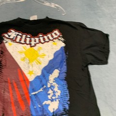 Shaka Active Filipino Graphic Logo T Shirt Men XL Black Every Day Wear Crew Neck