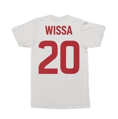Congo Soccer Fans Wissa 20 Jersey Style 2-Sided Unisex T-Shirt