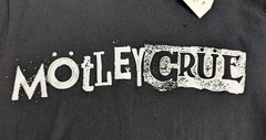 Motley Crue Hollywood Takeover Red Foil Two-Sided T-ShirtBlack Small The Roxy