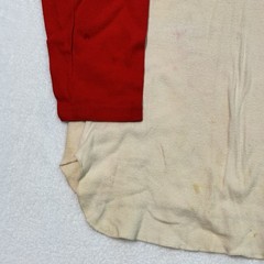 True Vintage 50s 60s Hanes Sport Two Tone 3/4 Sleeve Raglan T Shirt Mens Medium
