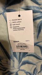 Mens Floral Premier Flex Cotton Tshirt 18” P2P 27” Length Small Orig $24