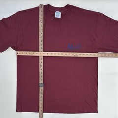 Vintage M&O Knits Logo Promo T Shirt Size Men’s XL New Without Tags Maroon Y2K