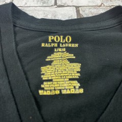 Polo Ralph Lauren Shirt Adult L Black Pony Logo Classic Preppy Casual Tee Mens