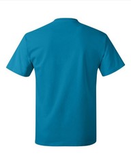 Hanes 5250 4XL 5XL Authentic Short Sleeve Men’s Cotton T-Shirt Teal