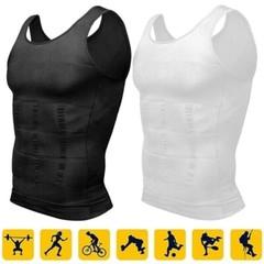 Men Body Shaper Slimming Tummy Vest Compression Shirt Tank Faja camisa de hombre