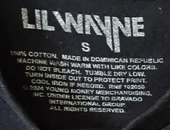 Lil Wayne Tha Carter III size small Graphic T-Shirt Black Size M Rap Hip Hop Tee