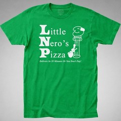 Home Alone Little Nero’s Pizza T Shirt christmas kevin marv harry funny 90s
