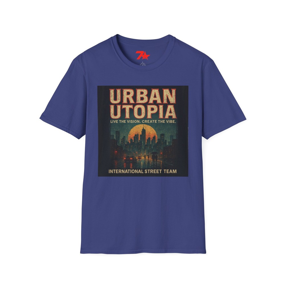 Urban Utopia Graphic Tee, Street wear Shirt, Create the Vibe Top,