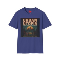 Urban Utopia Graphic Tee, Street wear Shirt, Create the Vibe Top,