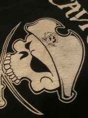 Cavalier Defense Men Sz XL Black Tee Shirt 46-48″ Chest 26″L