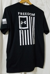 Under Armour 13070810 Gear Freedom Flag T-Shirt Blue Size MEDIUM Loose – NWT!!!