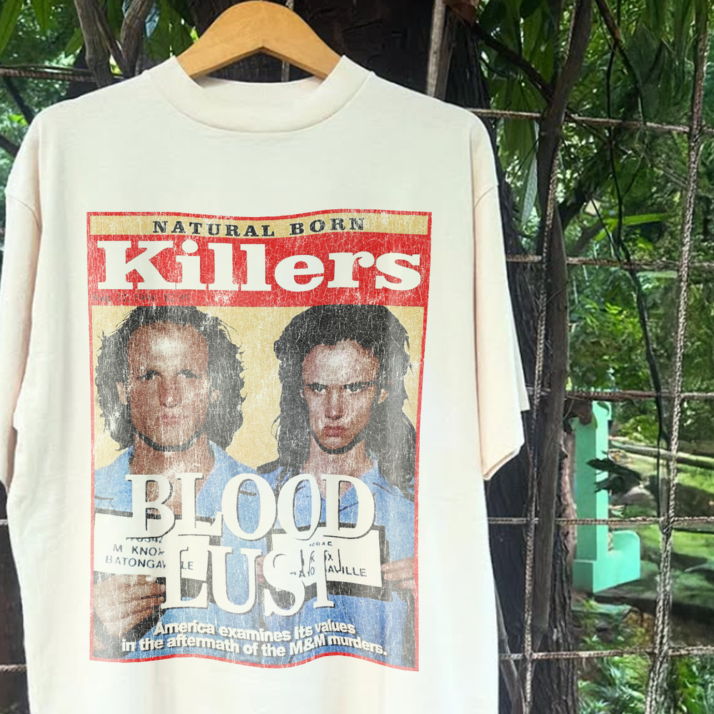 90s Natural Born Killers Blood Lust Rare T-Shirt White XL