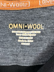 OmniWool Shirt Mens XL Base Layer Wool Blend Outdoor Gorp Ski Warm Hiking