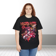 Hazbin Hotel Character Print Poster Style T-Shirt Unisex Gildan Cotton Tee