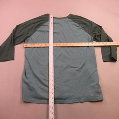 REI Shirt Mens Medium 3/4 Sleeve Crew Neck Casual Lightweight Outdoors