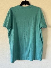 Kenneth Cole Men’s T Shirt Stretch Breathable Soft Cotton Deep Aqua Size Large