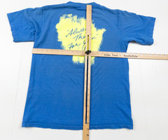 Vintage Common Ground Shirt Adult Large Blue Short Sleeve 90s Single Stitch Tee