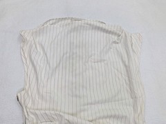 Salt Murphy Julian Top Shirt Mens Medium Sleeveless White Striped