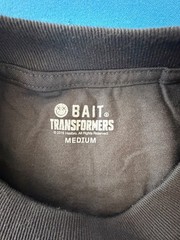 BAIT Transformers Graphic T-Shirt Medium Black