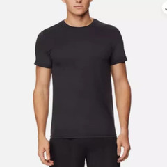 NEW 32 Degrees Men’s L 3PK Short Sleeve Crew Neck T-Shirts Black