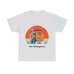 Customise Your Own Photo Unisex T-shirt – Retro Vintage Style