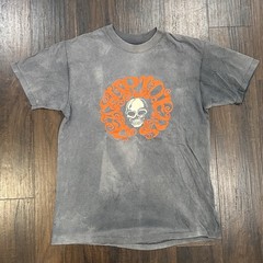 Vintage 1990 Easyriders Rodeo Tour T-Shirt Single Stitch Sun Faded Biker Skull L