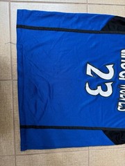 TinderWolves #23 Blue Basketball Jersey Parody Timberwolves Size M