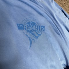 Huk Performance Fabrics Fishing T-Shirt Mens 2XL Blue Long Sleeve UPF