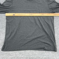 Public Rec Shirt Mens 2XL Gray GO TO Long Sleeve Performance Crew Pima Cotton