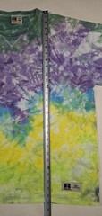 Vintage Y2K Russell Athletic Pro Cotton Tie-Dye Men’s XL Short-Sleeve T-Shirt