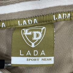 Vintage LADA Urban Wear Chicago Michael Jordan 23 Tan Graphic T Shirt Mens SZ XL