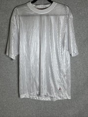 3 DELF USA Vintage Vibe Textured Shirts Men’s L Streetwear Shimmer Knit Lot Of 3