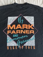 VTG 1987 Mark Farner Common Ground Cross Jesus Christ Tour Tee Grand Funk USA