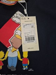 The Simpsons T Shirt Mens S Navy Blue Best Dad in the Family Short Sleeve New