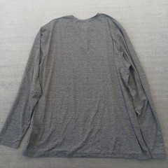 Quince Henley Shirt Men XXL Flowknit Ultra Soft Long Sleeve Performance Gray