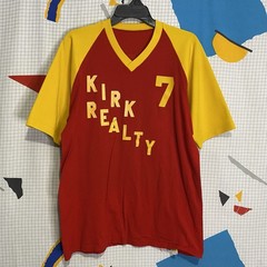 Vintage 70s Russell Athletic Tshirt Jersey Two Tone XL Durene Mesh Grunge Retro