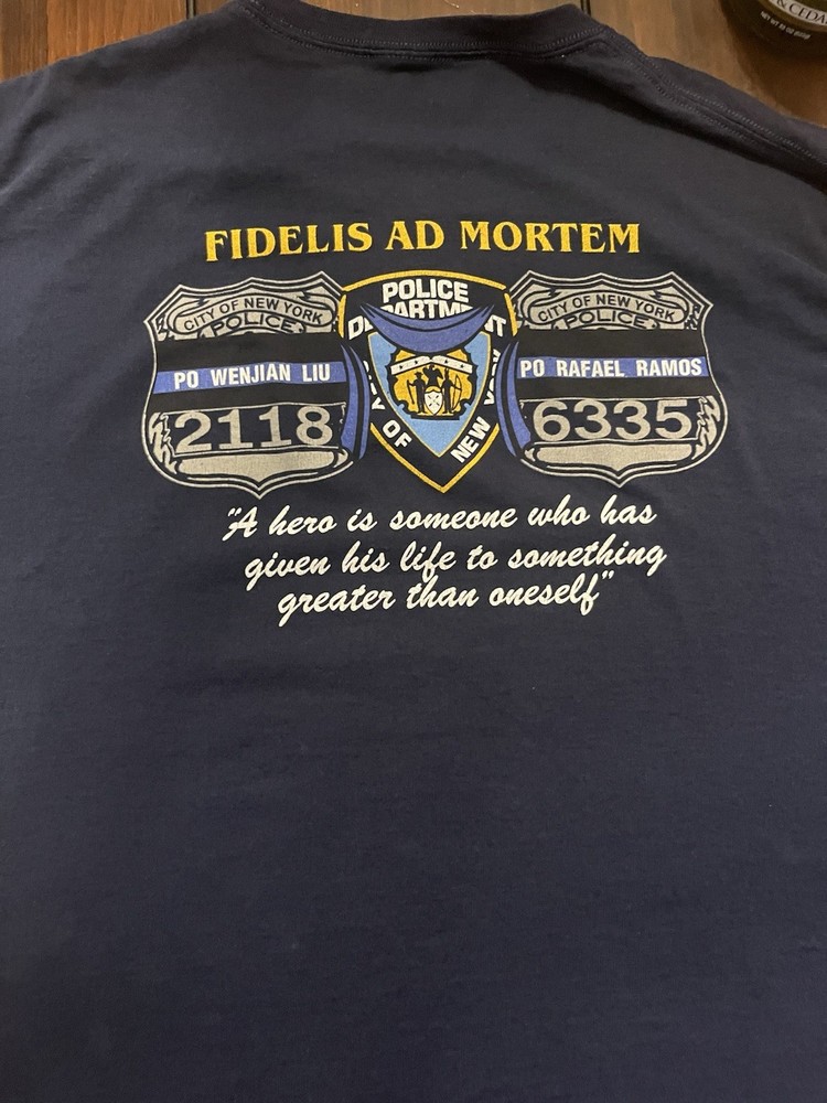 NYPD Memorial T-Shirt (X LARGE)