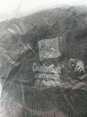 HANES COMFORT SOFT HEAVYWEIGHT T SHIRT BLACK 5280 SIZE XL PACK OF 2